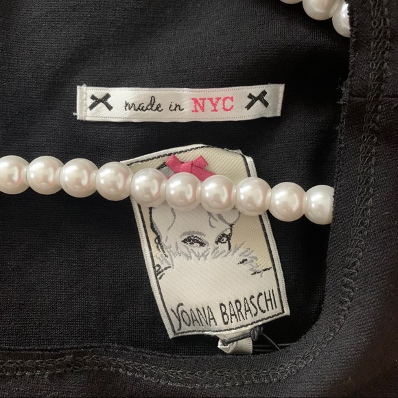 NWT Yoana Baraschi Morph Black Herringbone Sheath Dress - Picture 9 of 12